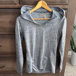 Zella Women's Gray Athletic Hoodie Pullover